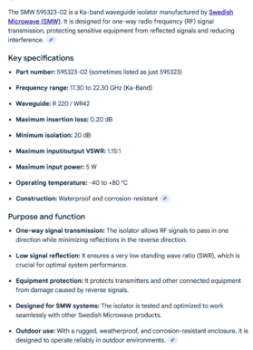 SMW 595323 02 Isolator